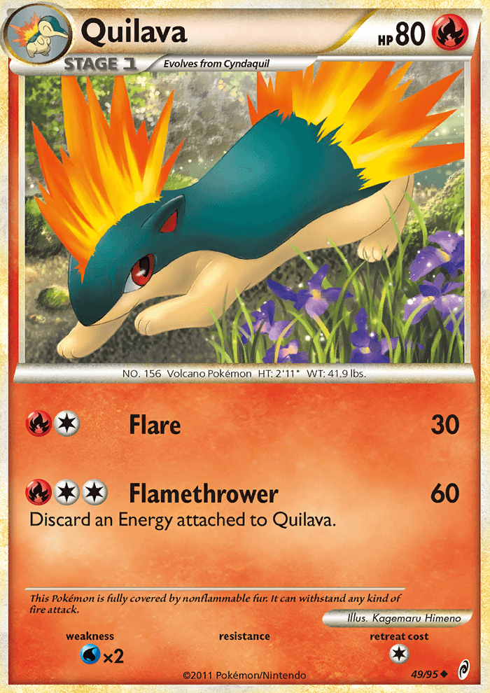 Quilava - Pokémon TCG Card
