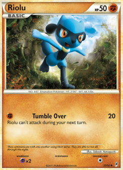 Riolu - pokemon TCG Card