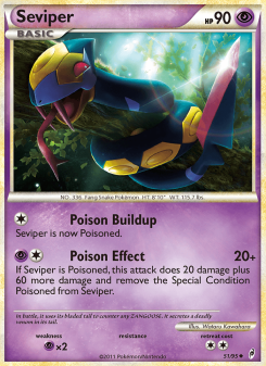 Seviper - pokemon TCG Card