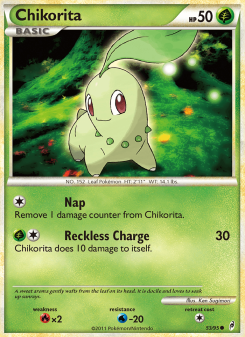 Chikorita - pokemon TCG Card