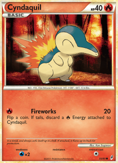 Cyndaquil - pokemon TCG Card
