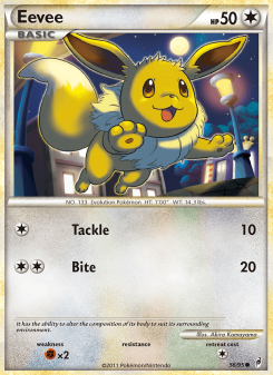 Eevee - pokemon TCG Card