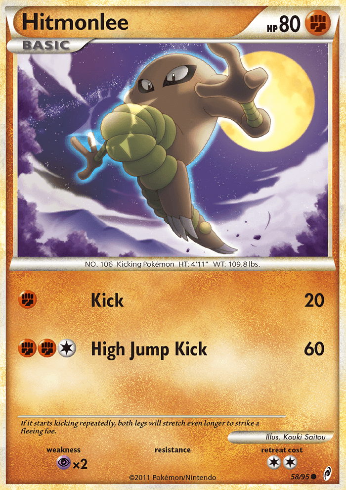 Hitmonlee - Pokémon TCG Card