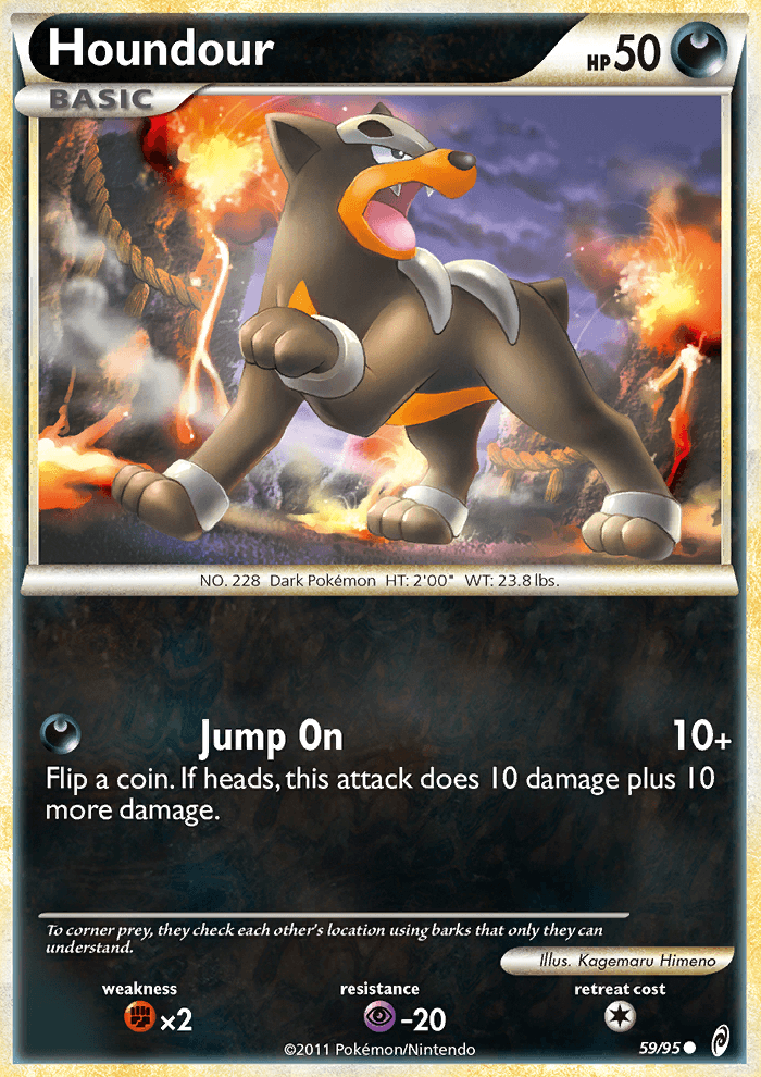 Houndour - Pokémon TCG Card