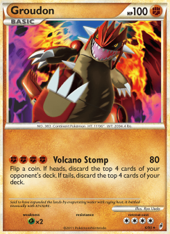 Groudon - pokemon TCG Card