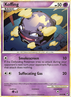 Koffing - pokemon TCG Card