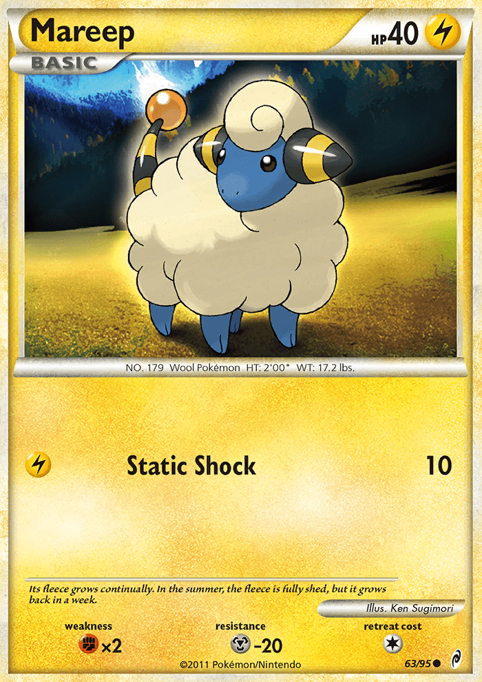 Mareep - Pokémon TCG Card