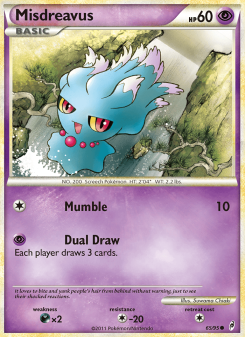 Misdreavus - pokemon TCG Card