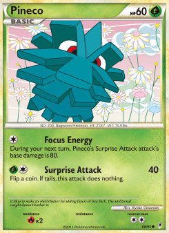 Pineco - pokemon TCG Card