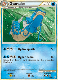 Gyarados - pokemon TCG Card
