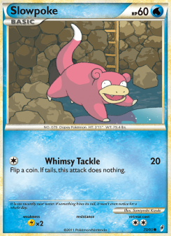 Slowpoke - pokemon TCG Card