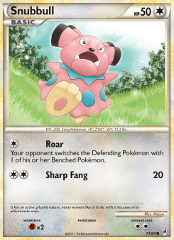 Snubbull - pokemon TCG Card