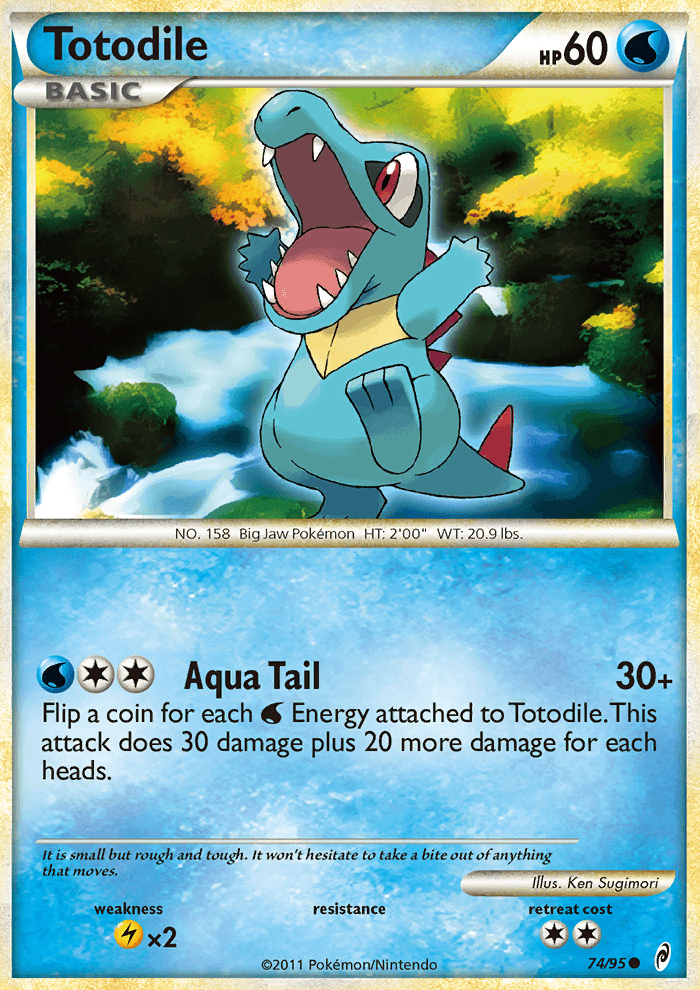 Totodile - Pokémon TCG Card