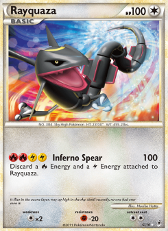 Rayquaza - pokemon TCG Card