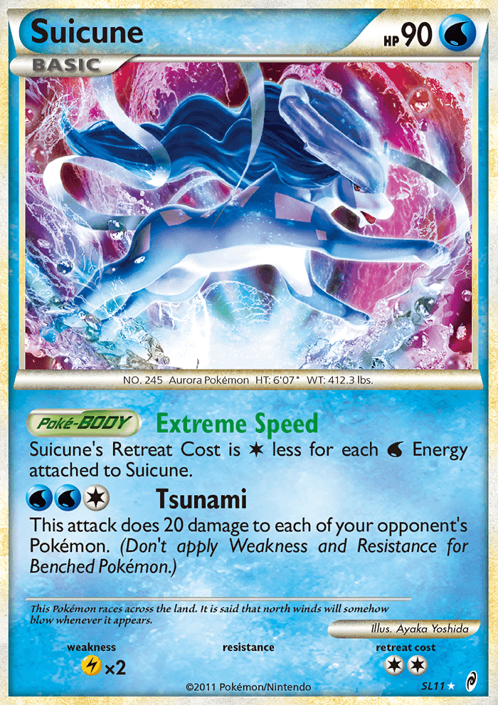 Suicune - Pokémon TCG Card
