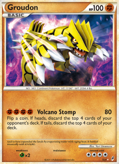 Groudon - pokemon TCG Card