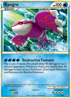 Kyogre - pokemon TCG Card