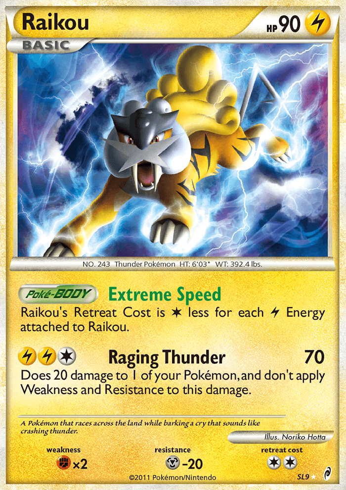Raikou - Pokémon TCG Card