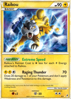 Raikou - pokemon TCG Card