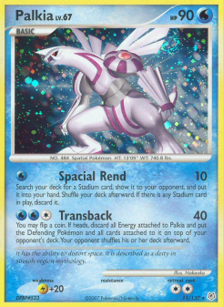 Palkia - pokemon TCG Card