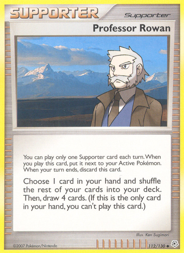 Professor Rowan - Pokémon TCG Card