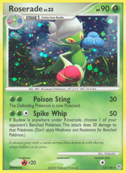 Roserade - pokemon TCG Card