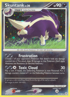 Skuntank - pokemon TCG Card
