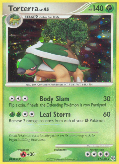 Torterra - pokemon TCG Card