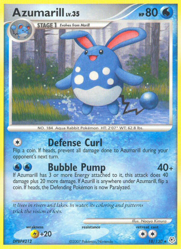 Azumarill - Pokémon TCG Card