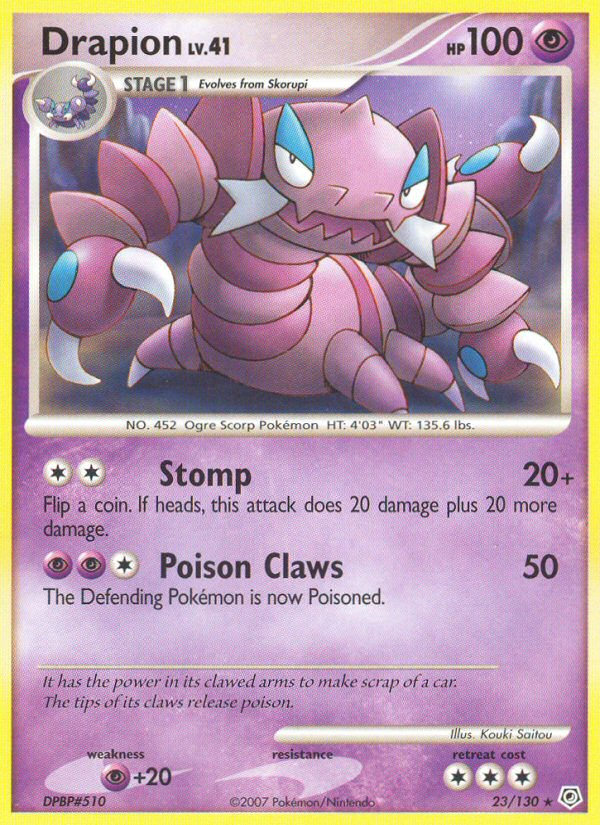 Drapion - Pokémon TCG Card