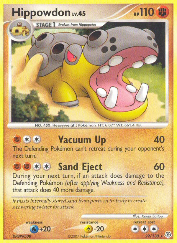 Hippowdon - Pokémon TCG Card