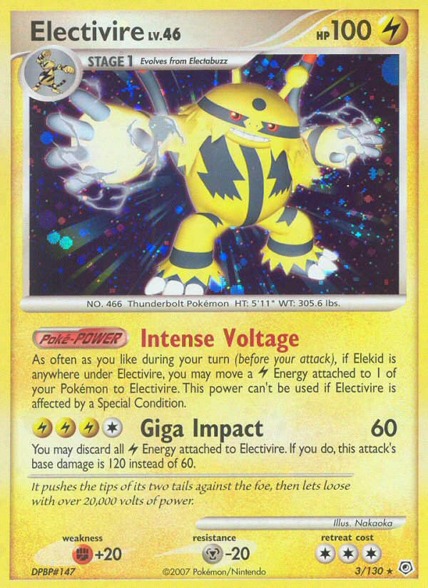 Electivire - Pokémon TCG Card