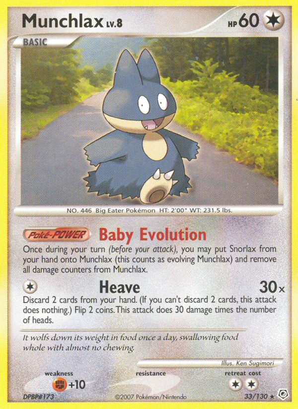 Munchlax - Pokémon TCG Card