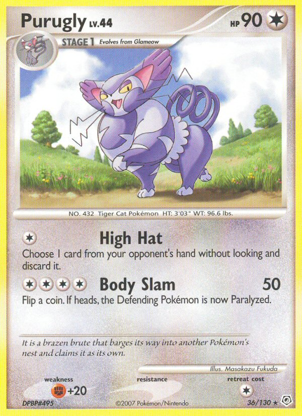 Purugly - Pokémon TCG Card