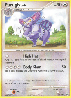 Purugly - pokemon TCG Card