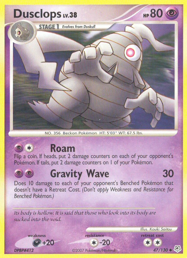 Dusclops - Pokémon TCG Card