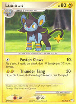 Luxio - pokemon TCG Card