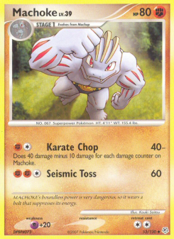 Machoke - pokemon TCG Card
