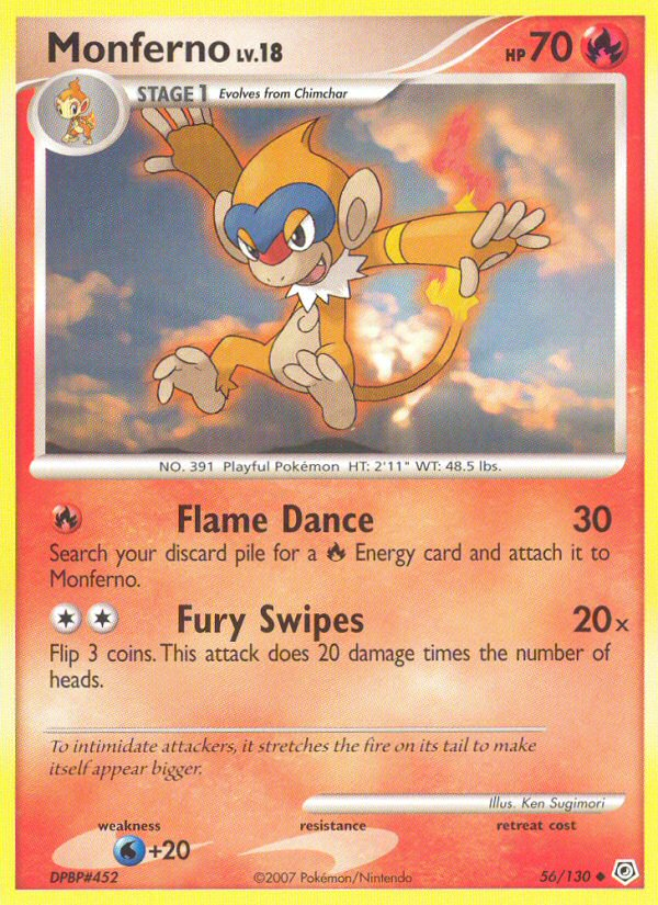 Monferno - Pokémon TCG Card