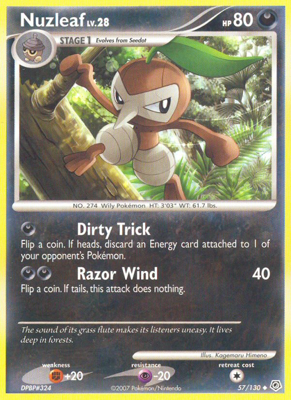 Nuzleaf - Pokémon TCG Card