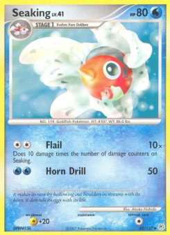 Seaking - pokemon TCG Card