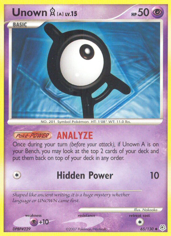 Unown A - Pokémon TCG Card