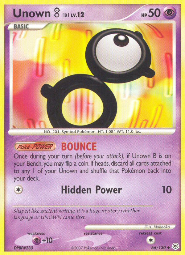 Unown B - Pokémon TCG Card