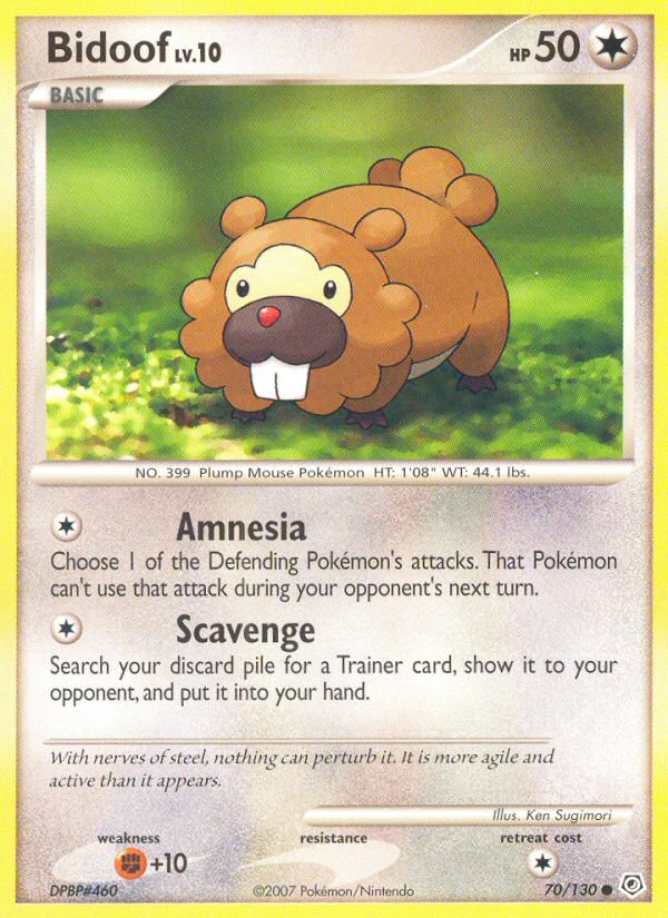 Bidoof - Pokémon TCG Card