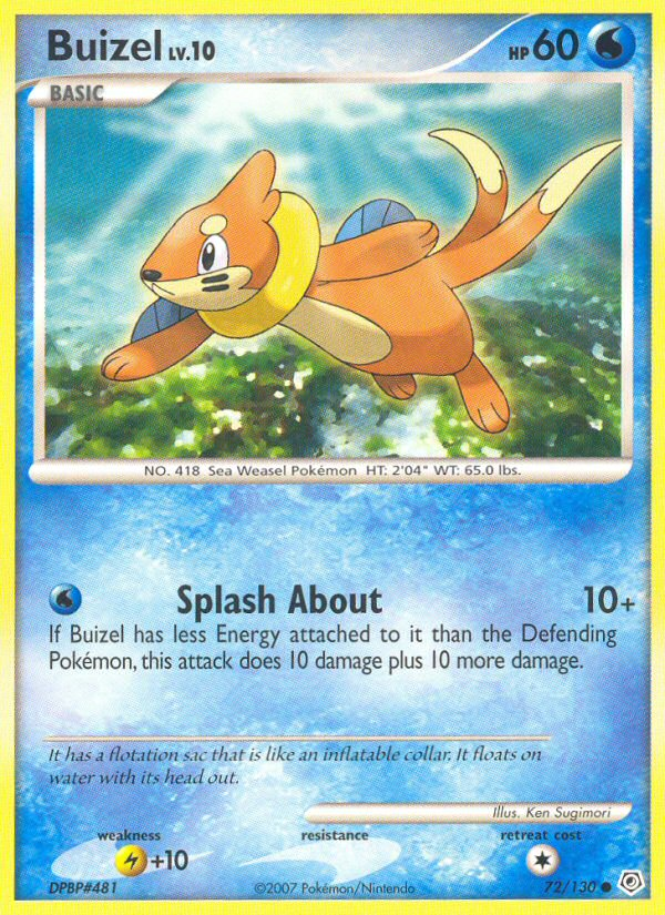 Buizel - Pokémon TCG Card