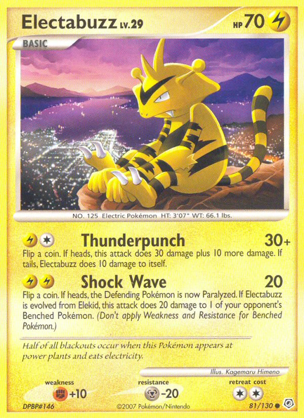 Electabuzz - Pokémon TCG Card