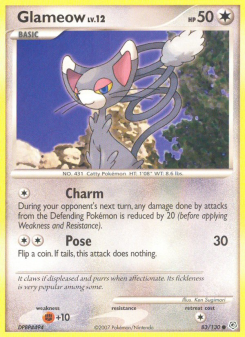 Glameow - pokemon TCG Card