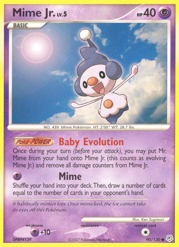 Mime Jr. - Pokémon TCG Card