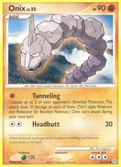 Onix - pokemon TCG Card
