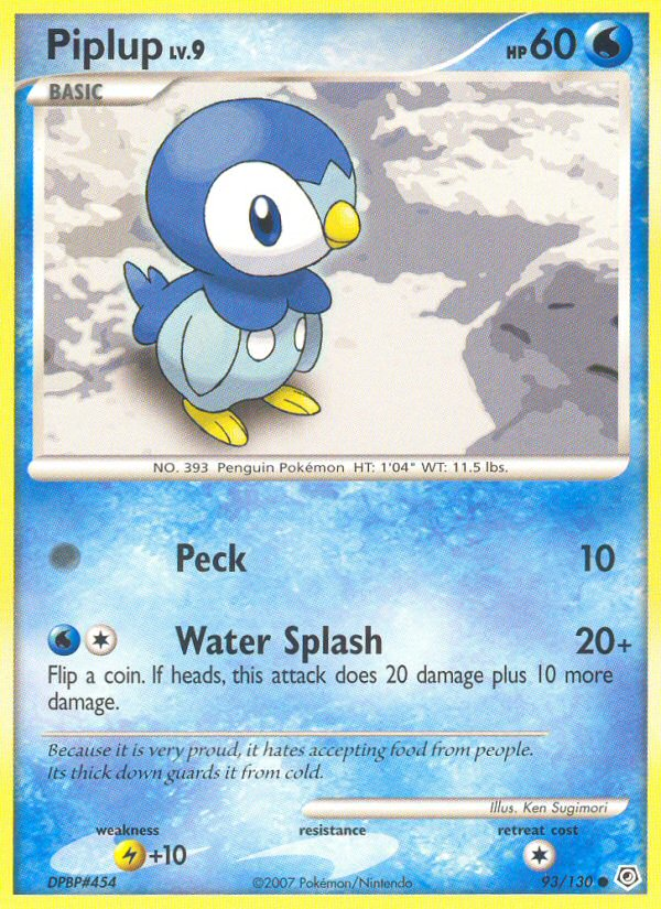 Piplup - Pokémon TCG Card